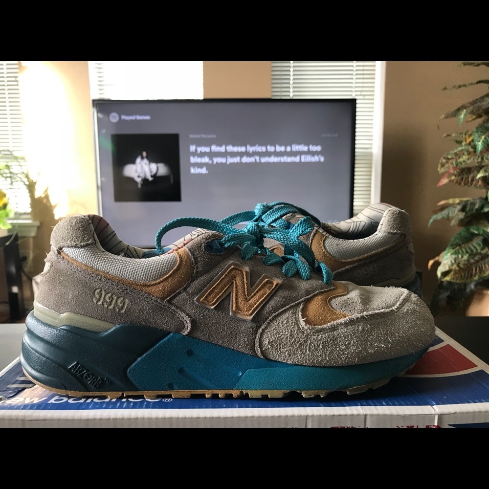 New Balance NB 999 X Concepts Seal Baby Gray Sz 9